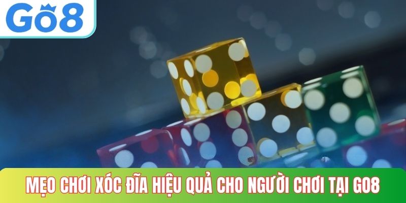 Mẹo chơi xóc đĩa hiệu quả cho người chơi tại GO8